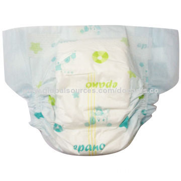 Super soft cloth like film, Velcro tape baby diaper